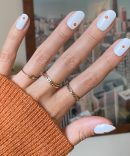 Vampy Pumpkin - Press-On | Short | Round