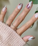 Metallic Swirls - Press-On | Medium | Oval