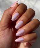 Rose Chrome - Press-On | Medium | Almond