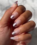 Metallic Swirls - Press-On | Medium | Oval