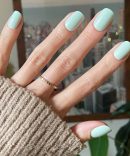 Seafoam | Short | Squoval - Tab Press-On