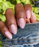 Rose Chrome - Press-On | Medium | Almond