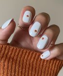 Vampy Pumpkin - Press-On | Short | Round