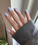 Sparkle Accent | Short | Round - Tab Press-On