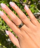 Organic Swirl | Extra Short | Round - Tab Press-On