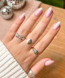 Rose Chrome - Press-On | Medium | Almond