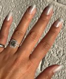 Shimmer Snowflake | Oval | Medium
