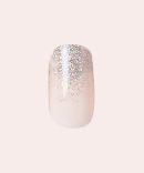 Exclamation Point Glitter Gradient Press-Ons | Squoval | Short